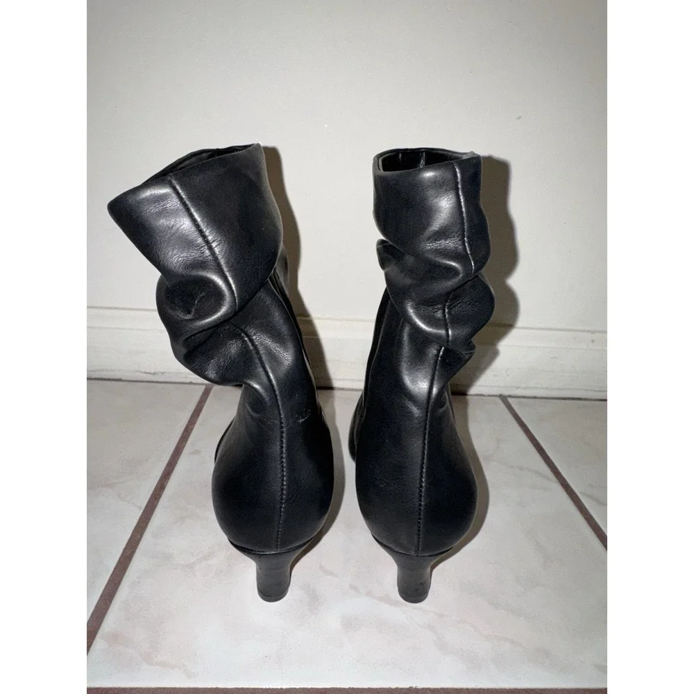 NWOB Jessica Simpson womens Vyluna Kitten Heel Slouch‎ Booties Black Size 7